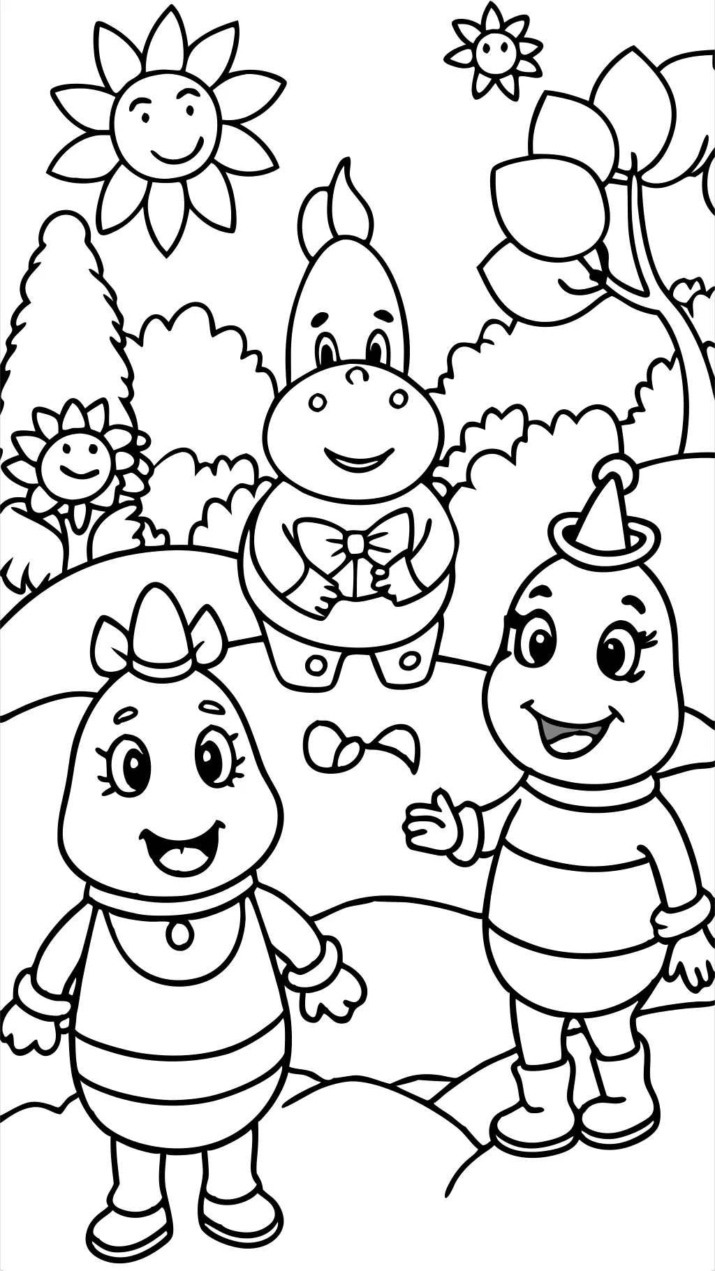 backyardigans coloring page